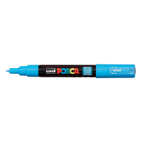 POSCA PC-1MC light blue paint marker light blue (0.7 - 1mm conical) PC1MCBC 424039