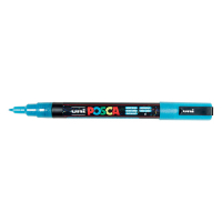 POSCA PC-3ML light blue glitter paint marker (0.9 - 1.3mm round) 424113