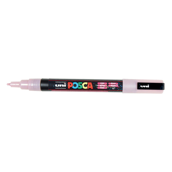 POSCA PC-3ML pink glitter paint marker (0.9 - 1.3mm round) | 6-pack 424353 - 1
