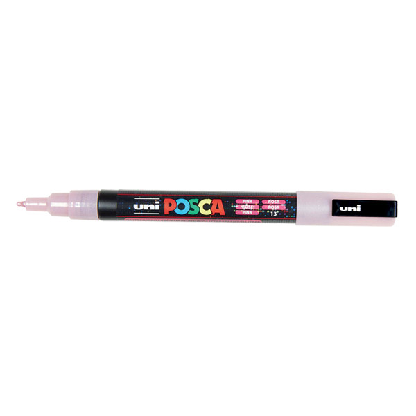 POSCA PC-3ML pink glitter paint marker (0.9mm - 1.3mm round) PC3MLRE 424118 - 1