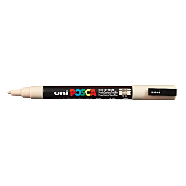 POSCA PC-3M beige paint marker (0.9mm-1.3mm round) PC3MBE 424074 - 1
