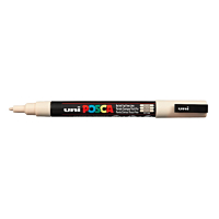 POSCA PC-3M beige paint marker (0.9mm-1.3mm round) PC3MBE 424074