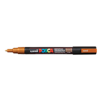 POSCA PC-3M bronze paint marker (0.9mm - 1.3mm round) PC3MBR 424078