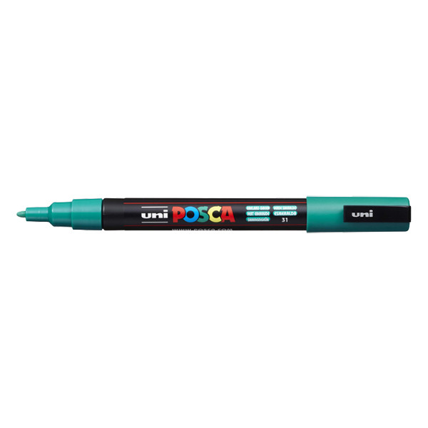 POSCA PC-3M emerald green paint marker (0.9 - 1.3mm round) 424102 - 1