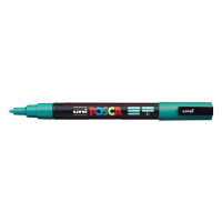 POSCA PC-3M emerald green paint marker (0.9mm - 1.3mm round) PC3MVEM 424102