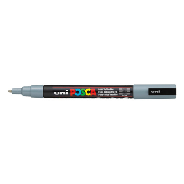 POSCA PC-3M grey paint marker (0.9 - 1.3mm round) 424080 - 1
