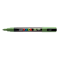 POSCA PC-3M khaki paint marker (0.9 - 1.3mm round) | 12-pack