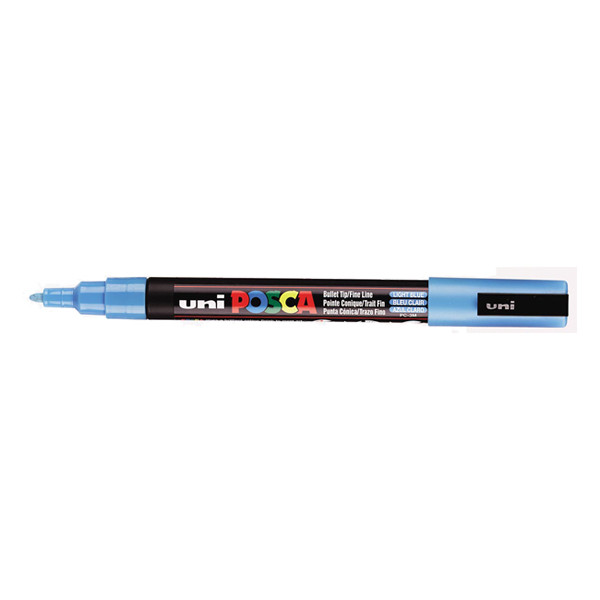 POSCA PC-3M light blue paint marker (0.9mm - 1.3mm round) PC3MBC 424072 - 1