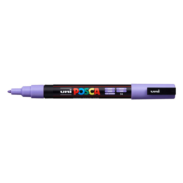 POSCA PC-3M lilac paint marker (0.9 - 1.3mm round) 424085 - 1
