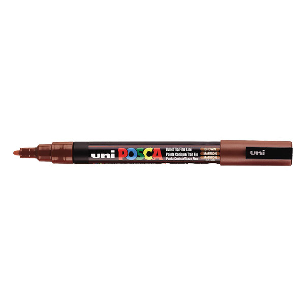 POSCA PC-3M maroon paint marker (0.9 - 1.3mm round) 424088 - 1