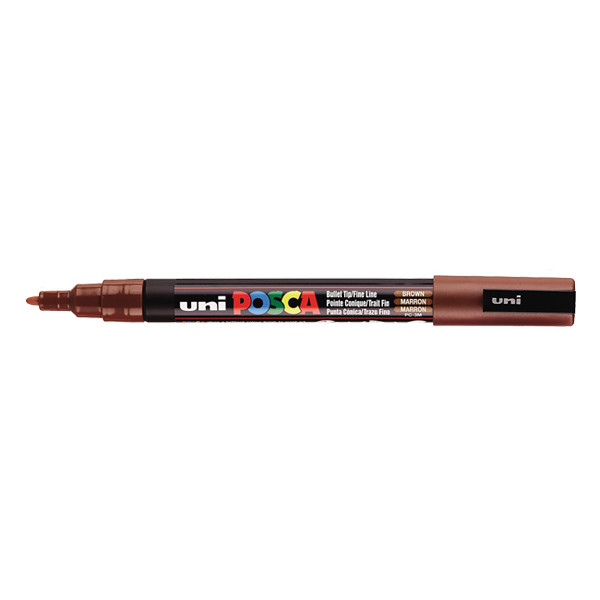 POSCA PC-3M maroon paint marker (0.9mm - 1.3mm round) PC3MM 424088 - 1