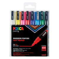 POSCA PC-3M paint marker set, 0.9mm - 1.3mm round (8-pack) PC3M/8 424109