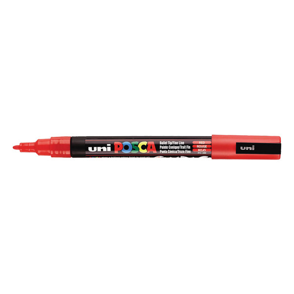 POSCA PC-3M red paint marker (0.9 - 1.3mm round) | 12-pack 424335 - 1
