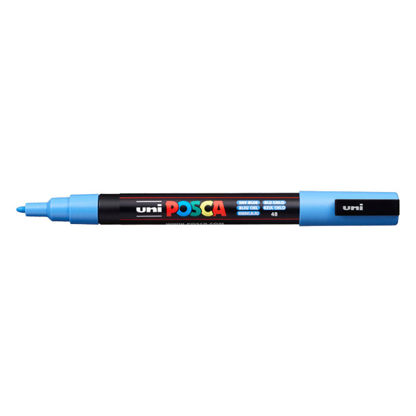 POSCA PC-3M sky blue paint marker (0.9mm - 1.3mm round) PC3MBCI 424073 - 1
