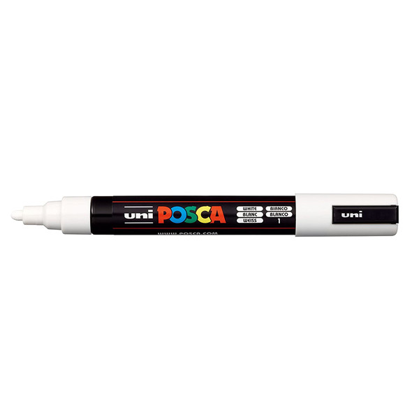 POSCA PC-3M white paint marker (0.9mm - 1.3mm round) PC3MBL 424076 - 1