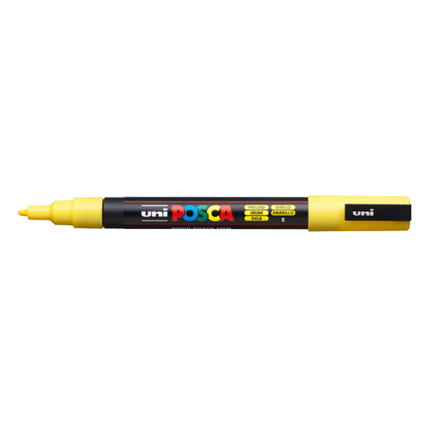 POSCA PC-3M yellow paint marker (0.9mm - 1.3mm round) PC3MJ 424083 - 1
