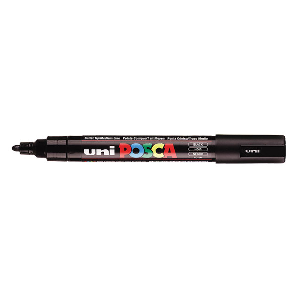 POSCA PC-5M black paint marker (1.8 - 2.5mm round) 424145 - 1