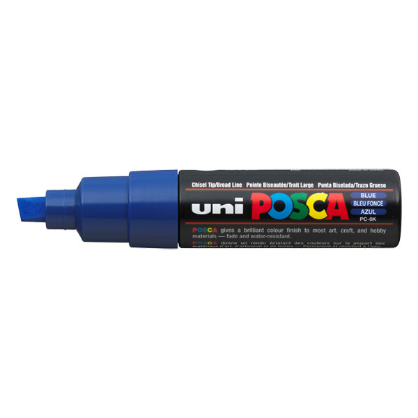 POSCA PC-8K dark blue paint marker (8mm chisel) PC8KBF 424197 - 1
