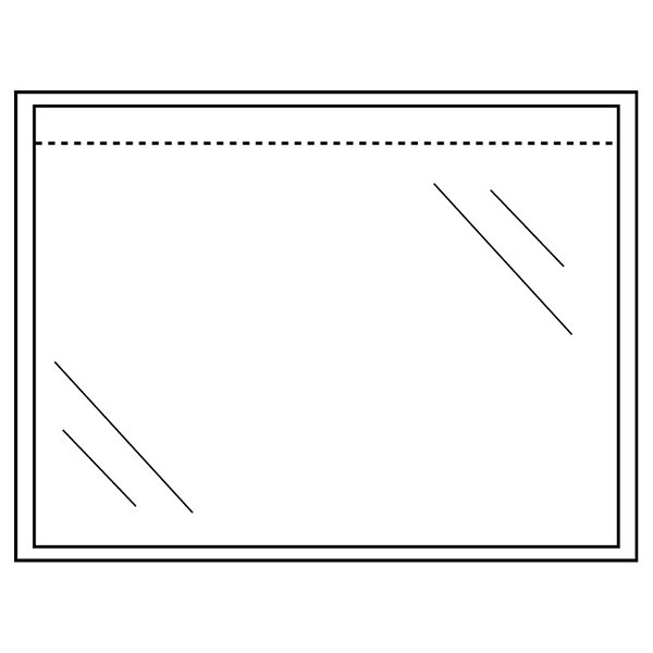 Packing list envelope 165 x 122mm (A6 unprinted) | self-adhesive | 123ink | 100-pack 300775 - 3