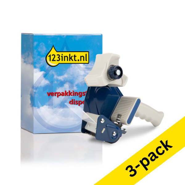 Packing tape dispenser | 123ink | 3-pack 301244 - 1