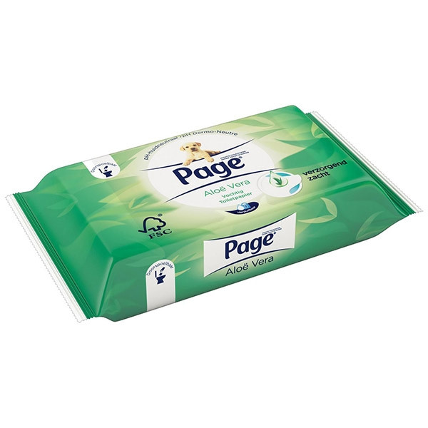 Page Aloe Vera moist toilet paper (42-pack) 35213414 SPA00034 - 1