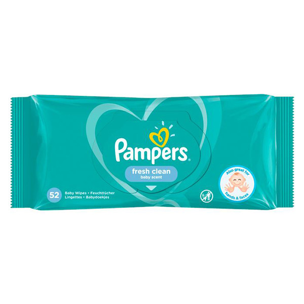 Baby wipes (52 wipes) | Pampers Fresh Clean SPA00115 - 1
