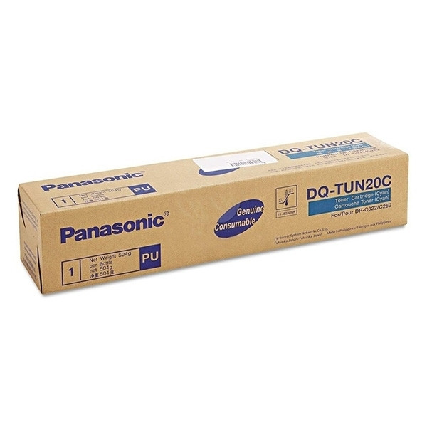 Panasonic DQ-TUN20C cyan toner (original Panasonic) 075202 - 1