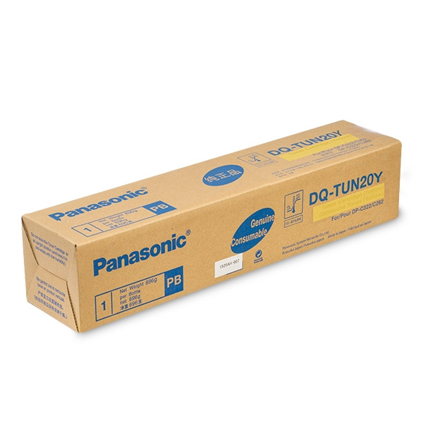 Panasonic DQ-TUN20Y yellow toner (original) DQ-TUN20Y 075206 - 1
