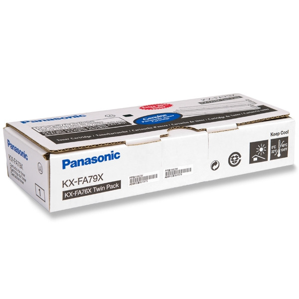 Panasonic KX-FA79X toner 2-pack (original Panasonic) 075164 - 1