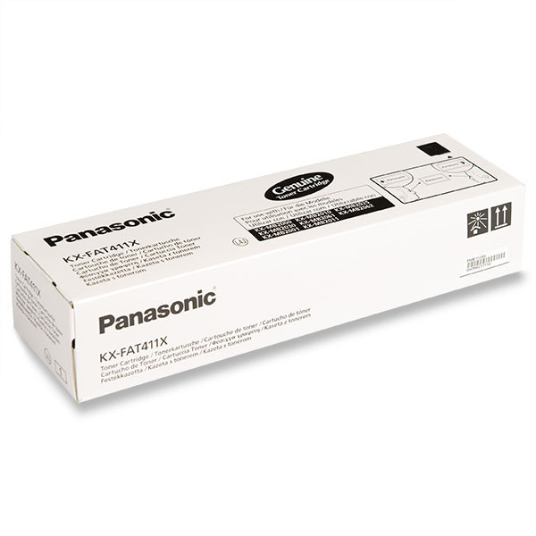 Panasonic KX-FAT411X black toner (original Panasonic) KX-FAT411X 075254 - 1