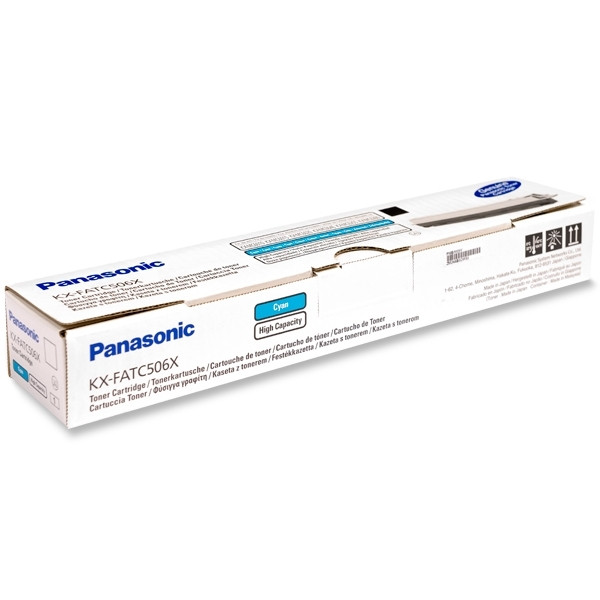 Panasonic KX-FATC506X high-capacity cyan toner (original) 075216 - 1