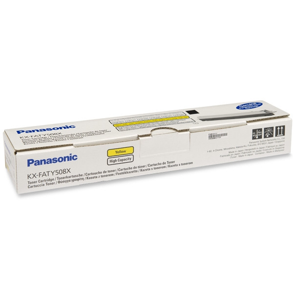 Panasonic KX-FATY508X high capacity yellow toner (original Panasonic) 075220 - 1