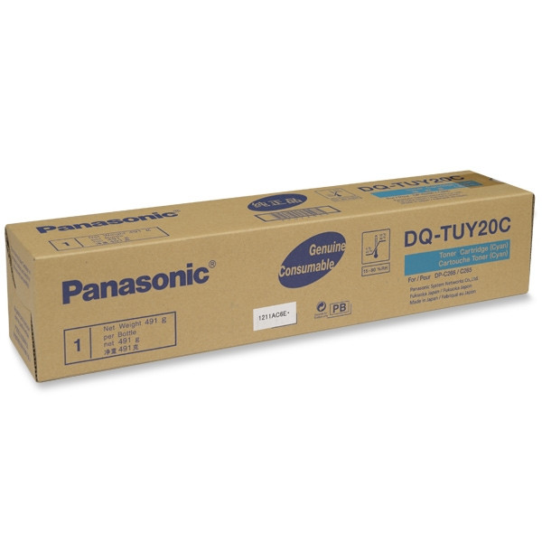 Panasonic Panasonix DQ-TUY20C cyan toner (original) DQTUY20C 075232 - 1
