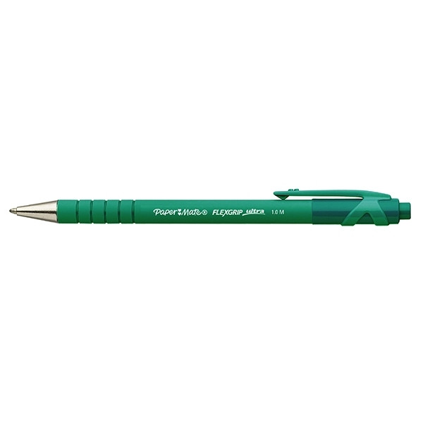 PaperMate Flexgrip Ultra RT green retractable ballpoint pen (1mm) S0190453 237108 - 1