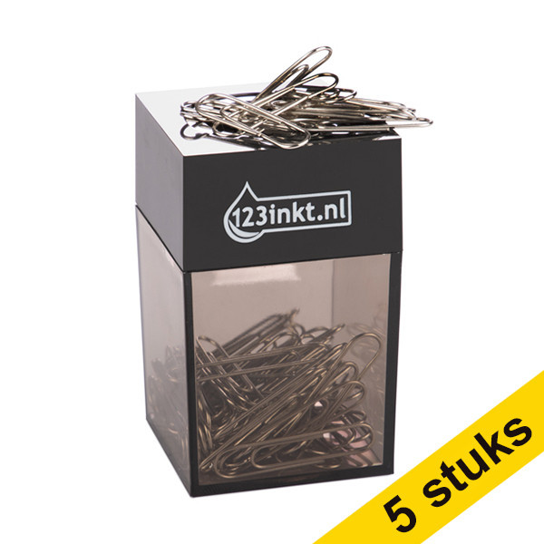 Paperclip dispenser | 123ink | 5-pack 301331 - 1