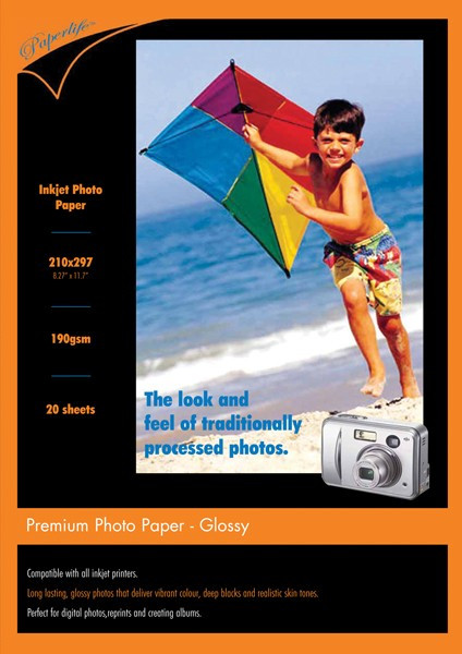 Paperlife, A4, 190g, 20 sheets, Glossy JSSC199501PRE  150213 - 1