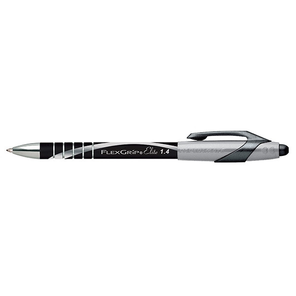 Ballpoint pen | 1.4mm | black | Papermate Flexgrip Elite 237116 - 1