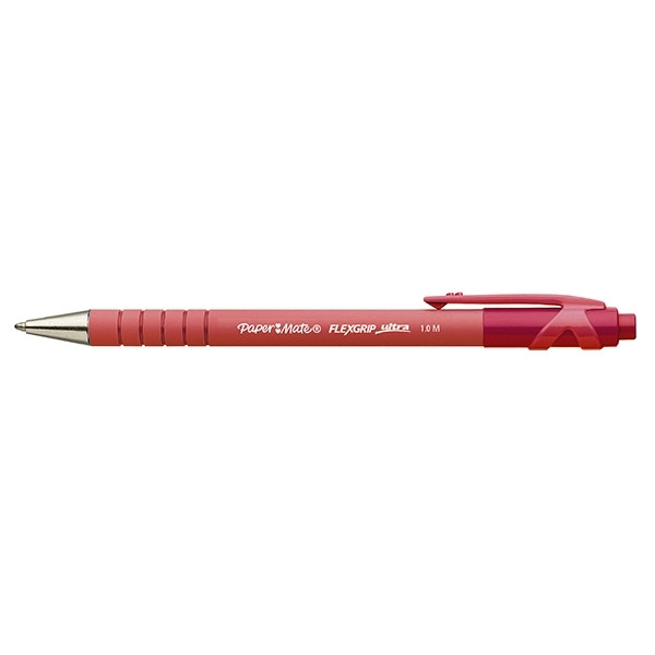 Ballpoint pen | retractable | red | 1mm | PaperMate Flexgrip Ultra RT 237107 - 1