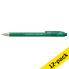 Papermate Flexgrip Ultra RT green ballpoint pen (1mm) (12-pack) 240011 - 1
