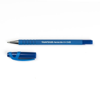 Papermate Flexgrip Ultra Stick blue ballpoint pen with cap (1mm) (12-pack)  240017