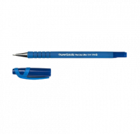Papermate Flexgrip Ultra Stick blue ballpoint pen with cap (1mm) S0190153 237109