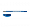 Papermate Flexgrip Ultra Stick blue ballpoint pen with cap (1mm)