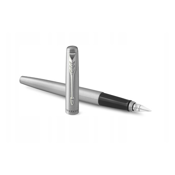 Fountain pen | silver (blue ink) | Parker Jotter Stainless Steel CT 214147 - 1