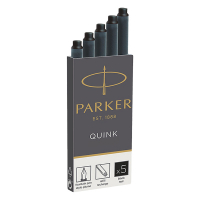 Parker Quink black ink refills (5-pack) 1950382 S0116200 214000