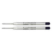 Parker Quinkflow black medium ballpoint refill (2-pack) 19503692 214113