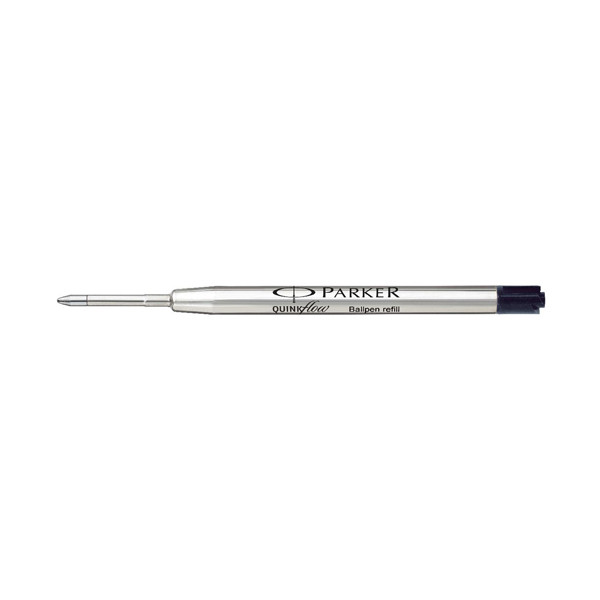 Rollerball pen refill | medium black | Parker Quinkflow 214037 - 1