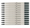 Rollerball pen refill | medium black | Parker Rollerball | 12-pack 214016 - 1