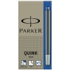 Parker S0116240 Quink blue ink refills (5 pieces)