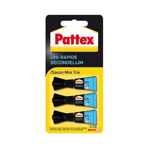 Pattex Classic super glue tube, 1g (3-pack) 2234386 206229 - 1