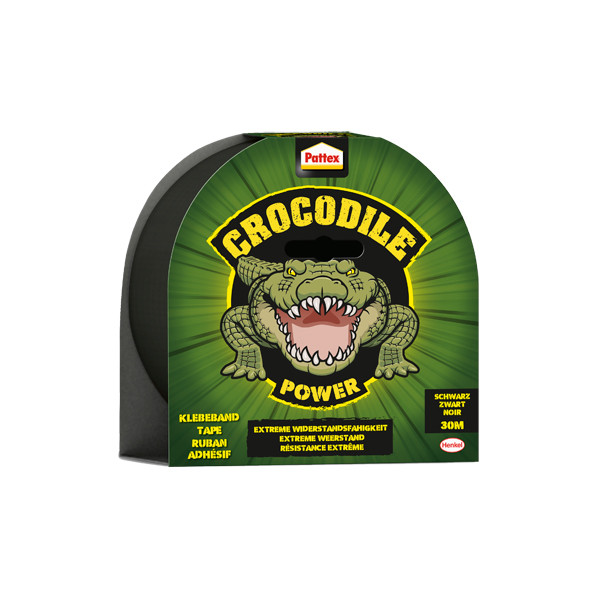 Pattex Crocodile black tape, 50mm x 30m 2505134 206233 - 1